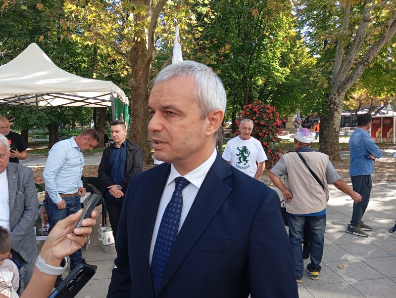 Костадин Костадинов: България има нужда от президент, който да върне доверието на българите в държавата