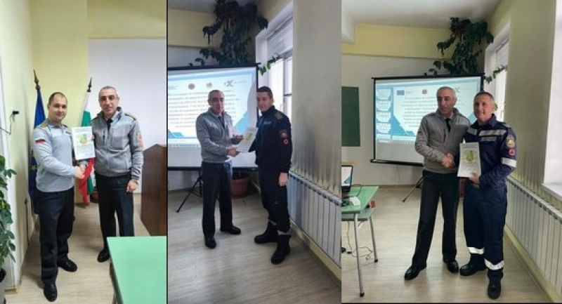 Наградиха пожарникарите на годината от област Враца