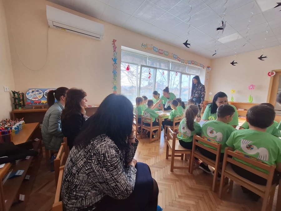 Педагогическа визита за логопедична терапия се проведе в Бяла Слатина