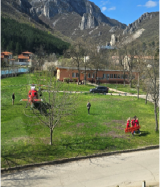 Врачански лекари спасиха млад мъж, след ПТП, въздушна линейка ще го закара в София