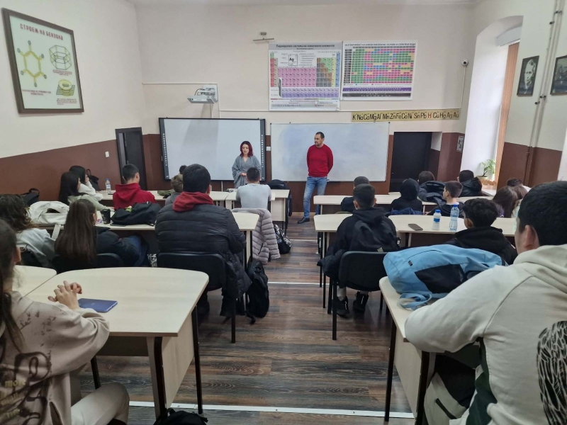 Ученици от ПГ „Найден Геров“ в Лом научиха за престъпленията, извършвани от наркозависими лица