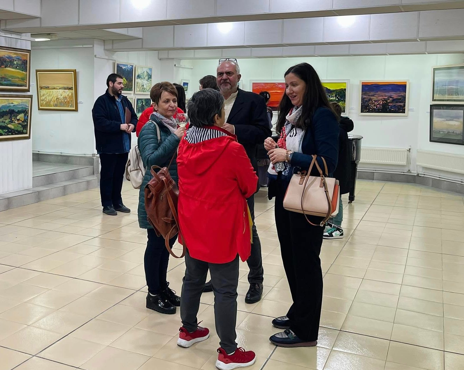 Кметът на Чупрене посети изложбата на талантлив творец