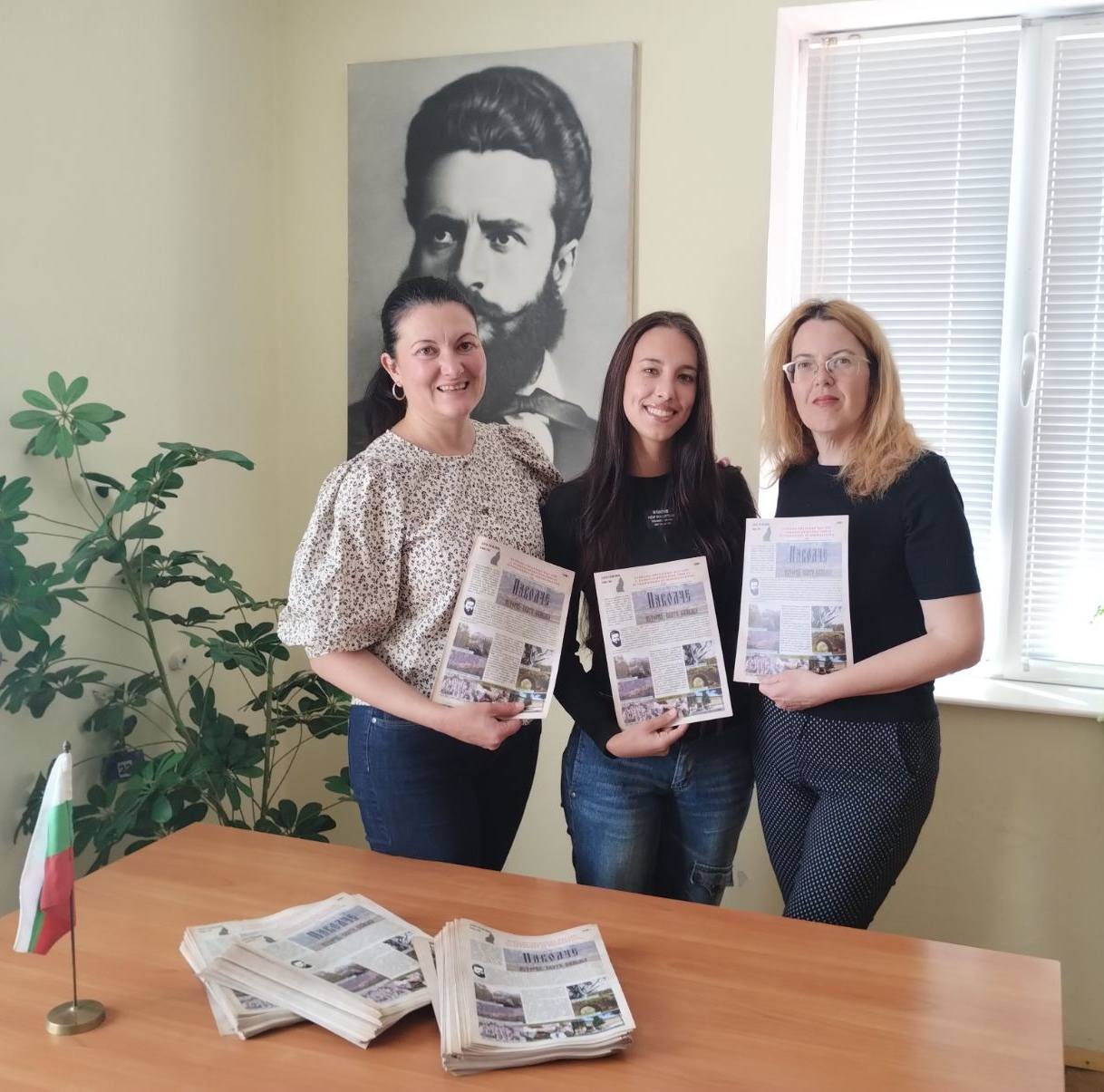 Ученичка направи вестник за живота в Паволче